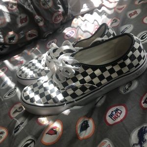 Vans Golden Coast Authentic Checkerboard Mens 9.5